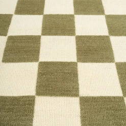 Green Retro Checkerboard Rug - Maze 19 Green Retro Checkerboard Rug - Maze -Kukoon Rugs Store maze wilder 01727