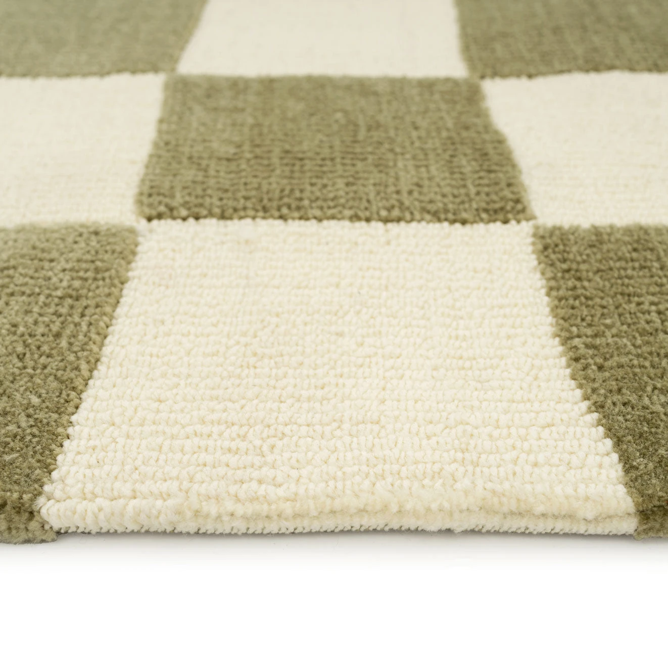 Green Retro Checkerboard Rug - Maze 11 Green Retro Checkerboard Rug - Maze - Image 9