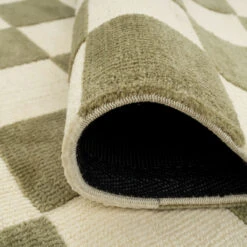 Green Retro Checkerboard Rug - Maze 24 Green Retro Checkerboard Rug - Maze -Kukoon Rugs Store maze wilder 01751
