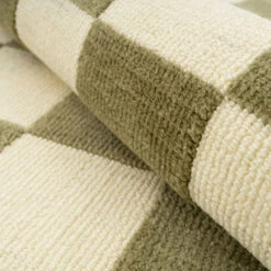 Green Retro Checkerboard Rug - Maze 25 Green Retro Checkerboard Rug - Maze -Kukoon Rugs Store maze wilder 01753