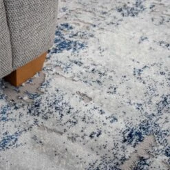 Modern Navy Textured Runner Rug -Kukoon Rugs Store med navy 5672 20runner 5B5 5D