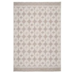 Beige Tribal Motif Rug - Armo