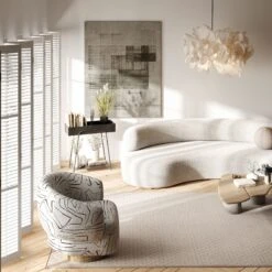 Beige Scandi Hygge Rug - Cudo -Kukoon Rugs Store milako cudo living room final