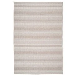 Natural Striped Area Rug - Harper