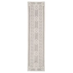 Cream Beige Motif Rug - Ryne 17 Cream Beige Motif Rug - Ryne -Kukoon Rugs Store milako ryne 00072 RR overhead sq