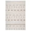 Cream Beige Boho Rug - Sachi -Kukoon Rugs Store milako sachi 00075 overhead sq