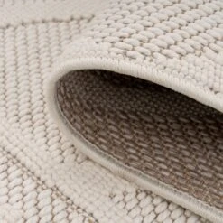 Cream Loop Pile Runner Rug - Willow -Kukoon Rugs Store milako willow 02414 5c134349 c3a8 4edf 8cae 2799484b2783