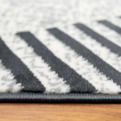 Pink Grey Modern Geometric Bedroom Rug -Kukoon Rugs Store milan 3606 gb55 05519 5B2 5D