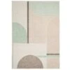 Art Geo Neutral Green Area Rug -Kukoon Rugs Store milan 3844 gg44 05803 overhead final 2