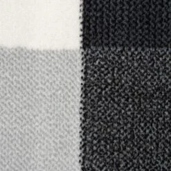 Geometric Bordered Black And Grey Rug -Kukoon Rugs Store milan 7770 ws21 05387 5B2 5D