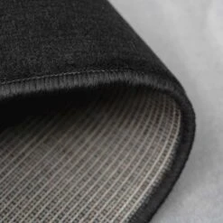 Geometric Bordered Black And Grey Rug -Kukoon Rugs Store milan 7770 ws21 05387 5B4 5D