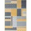 Ochre Grey Patchwork Rug 1 Ochre Grey Patchwork Rug -Kukoon Rugs Store milan2424 GB41 3