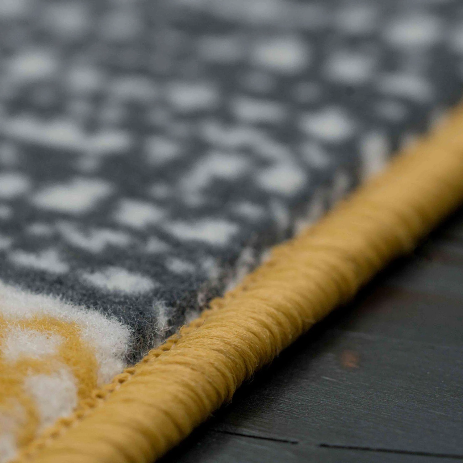 Ochre Grey Patchwork Rug 7 Ochre Grey Patchwork Rug - Image 5