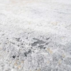 Modern Soft Grey Gold Distressed Abstract Living Room Rug - Moonshine -Kukoon Rugs Store moonshine grey 8957 5B3 5D