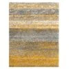 Premium Cosy Ochre Striped Shaggy Rug -Kukoon Rugs Store murano ochre stripe 3955