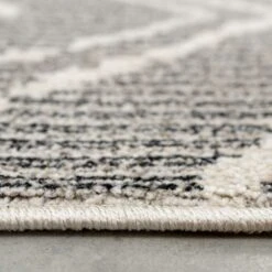 Cosy Soft Underfoot Grey Moroccan Berber Rug - Neva -Kukoon Rugs Store neva grey 8791 5B3 5D