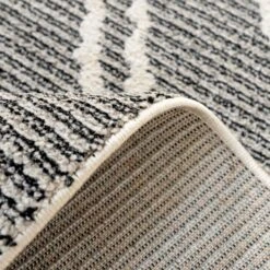 Cosy Soft Underfoot Grey Moroccan Berber Rug - Neva -Kukoon Rugs Store neva grey 8791 5B4 5D