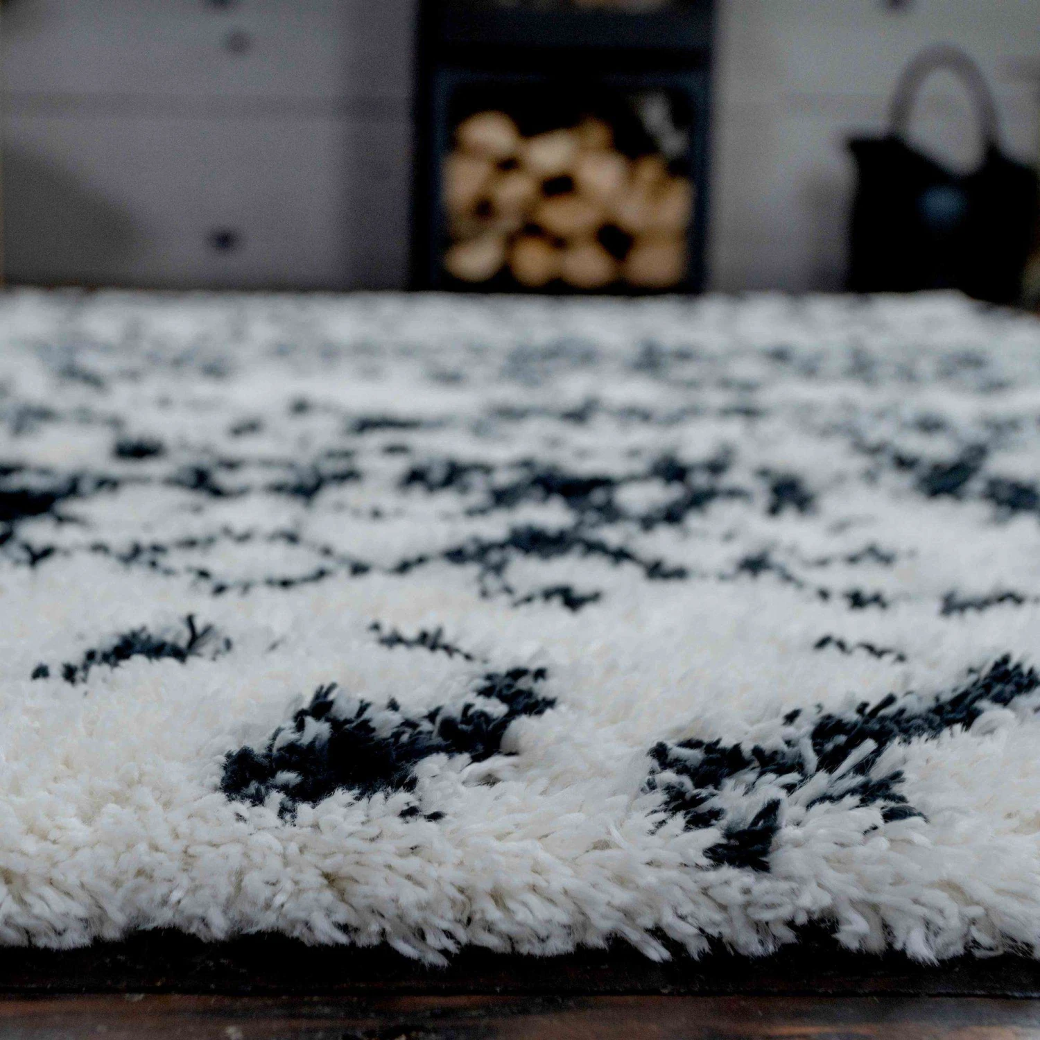 Soft Berber Moroccan Distressed Shaggy Bedroom Rugs - Denali 5 Soft Berber Moroccan Distressed Shaggy Bedroom Rugs - Denali - Image 3