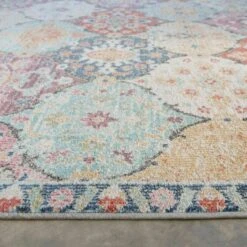 Soft Moroccan Colourful Living Room Area Rug - Atkin 14 Soft Moroccan Colourful Living Room Area Rug - Atkin -Kukoon Rugs Store osbourne atkin multi 1 copy 5B2 5D