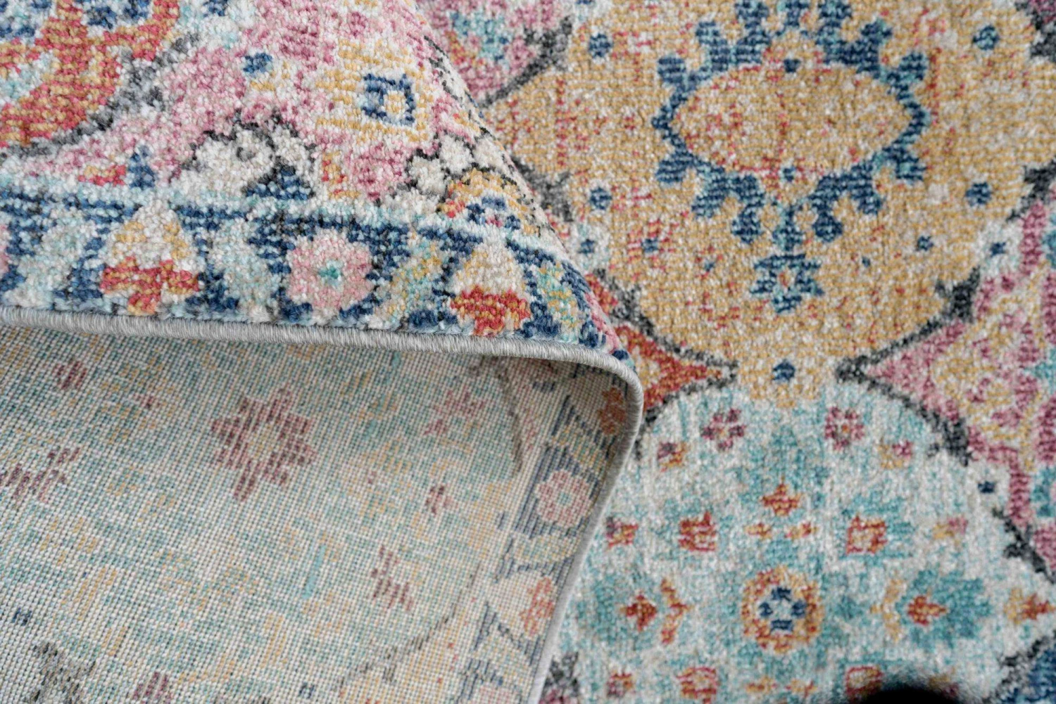 Soft Moroccan Colourful Living Room Area Rug - Atkin 10 Soft Moroccan Colourful Living Room Area Rug - Atkin - Image 8