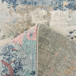 Soft Abstract Distressed Multicolour Living Room Area Rug - Yates -Kukoon Rugs Store osbourne yates multi 16 copy 5B4 5D