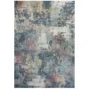 Soft Abstract Distressed Multicolour Living Room Area Rug - Yates