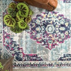 Faded Distressed Colourful Oriental Pattern Runner Rug -Kukoon Rugs Store oscar demelza 20runner 20hall multi 2 20 2 5B4 5D