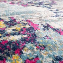 Faded Distressed Colourful Oriental Pattern Runner Rug -Kukoon Rugs Store oscar demelza 20runner 20hall multi 2 20 2 5B5 5D