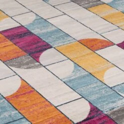 Colourful Wabi Sabi Area Rug -Kukoon Rugs Store oscar pescara multi 09893 copy