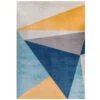 Blue Yellow Pastel Abstract Large Living Room Rugs 2 Blue Yellow Pastel Abstract Large Living Room Rugs -Kukoon Rugs Store oscar vertigo blue 2