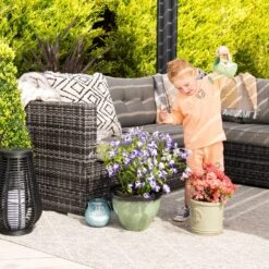 Neutral Trellis Outdoor Rug - Mahoni -Kukoon Rugs Store outdoor lagom mahoni 07668 copy