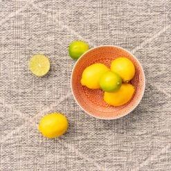 Neutral Trellis Outdoor Rug - Mahoni -Kukoon Rugs Store outdoor lagom mahoni 07734 copy