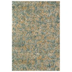 Soft Mottled Multicolour Shaggy Area Rug