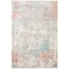Blue Terracotta Abstract Canvas Area Rug - Rebel -Kukoon Rugs Store rebel terra 9323