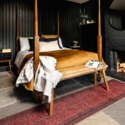 Flatwoven Washable Traditional Red Oriental Runner - Bannon -Kukoon Rugs Store renuu Bannon 20Red 03288 5B1 5D