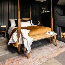 Flatwoven Washable Distressed Multicolour Runner - Carrie -Kukoon Rugs Store renuu Carrie 20Multi 03317 5B5 5D 1