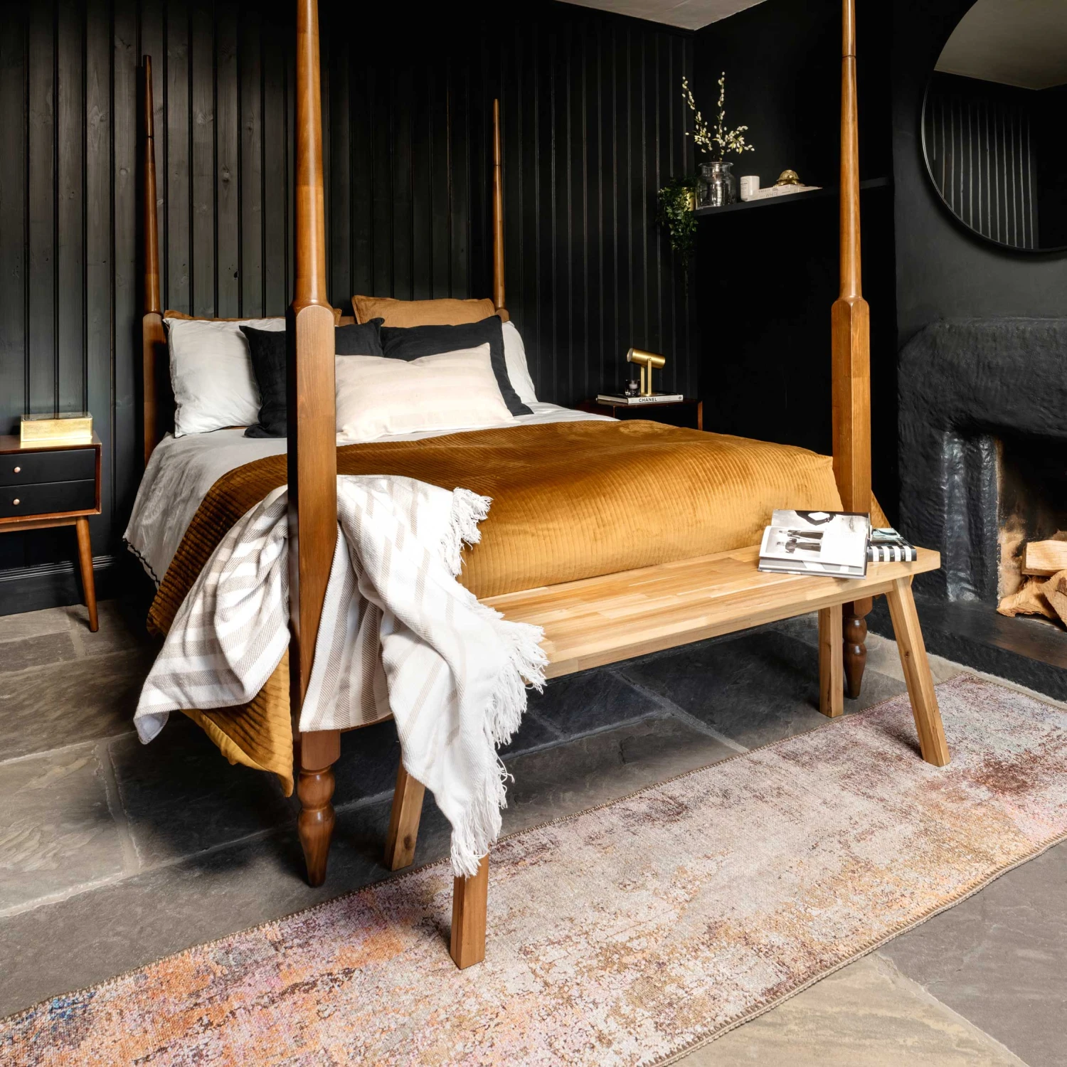 Flatwoven Washable Distressed Multicolour Area Rug - Carrie 8 Flatwoven Washable Distressed Multicolour Area Rug - Carrie - Image 6