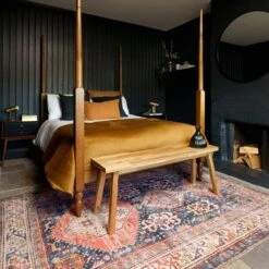 Flatwoven Washable Terracotta Distressed Boho Rug - Perla -Kukoon Rugs Store renuu Perla 20Multi 03277 5B1 5D