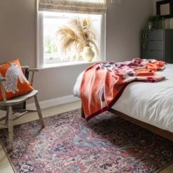 Flatwoven Washable Red Distressed Traditional Rug - Savanna 33 Flatwoven Washable Red Distressed Traditional Rug - Savanna -Kukoon Rugs Store renuu Savanna 20Red 03312 5B3 5D