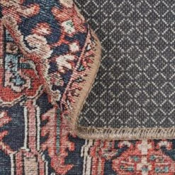 Flatwoven Washable Red Distressed Traditional Rug - Savanna 34 Flatwoven Washable Red Distressed Traditional Rug - Savanna -Kukoon Rugs Store renuu Savanna 20Red 03312 5B4 5D