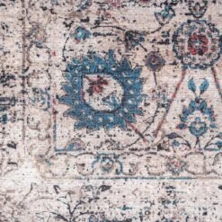 Flatwoven Washable Multicolour Flora Area Rug - Aria 19 Flatwoven Washable Multicolour Flora Area Rug - Aria -Kukoon Rugs Store renuu aria 04465 copy