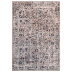 Flatwoven Washable Multicolour Flora Area Rug - Aria