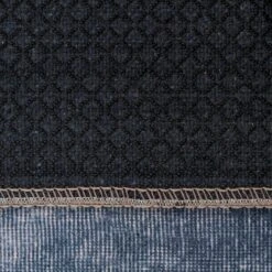 Flatwoven Washable Denim Blue Area Rug - Ballina -Kukoon Rugs Store renuu ballina 06469
