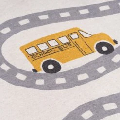 Flatwoven Washable Car Roads Kids Rug - Beep -Kukoon Rugs Store renuu beep 08742