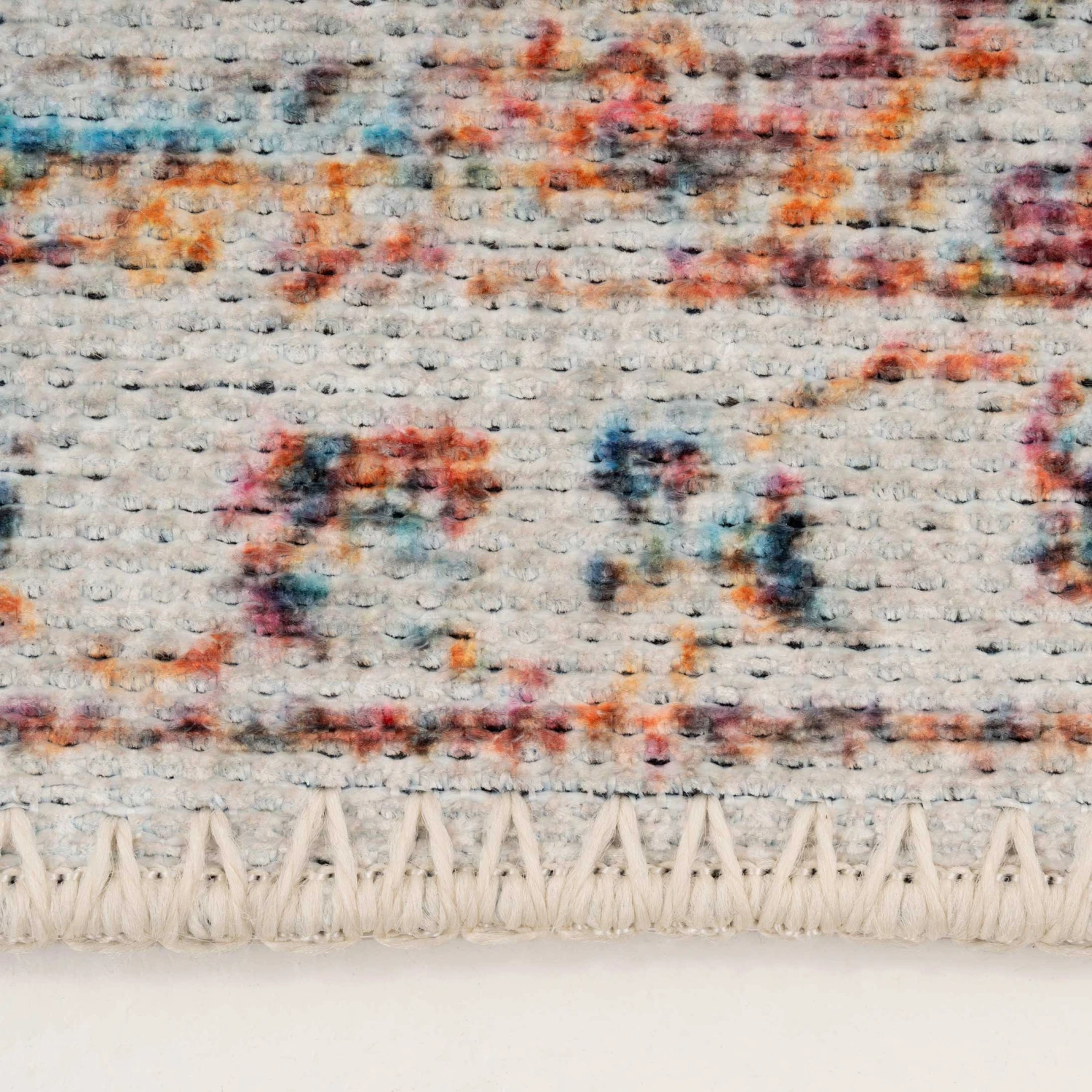 Flatwoven Washable Distressed Multicolour Runner - Cecilia 6 Flatwoven Washable Distressed Multicolour Runner - Cecilia - Image 4