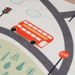 Flatwoven Washable Playful Explorer Kids Rug - Journey -Kukoon Rugs Store renuu journey 08775