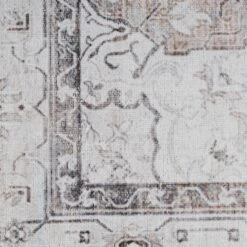 Flatwoven Washable Vintage Ivory Area Rug - Margot -Kukoon Rugs Store renuu margot 06485