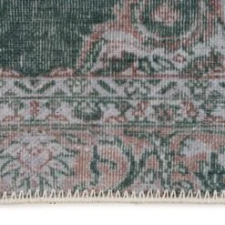 Flatwoven Washable Green Medallion Area Rug - Orion -Kukoon Rugs Store renuu orion 08499