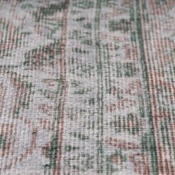 Flatwoven Washable Green Medallion Area Rug - Orion -Kukoon Rugs Store renuu orion 08500