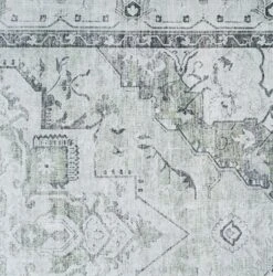 Flatwoven Washable Light Green Bordered Area Rug - Rumi -Kukoon Rugs Store renuu rumi 01384